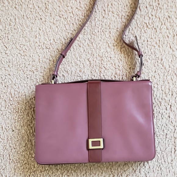 NWOT Roger Vivier Patent Leather Burgundy Handbag - Picture 3 of 16